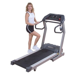 lady n treadmill